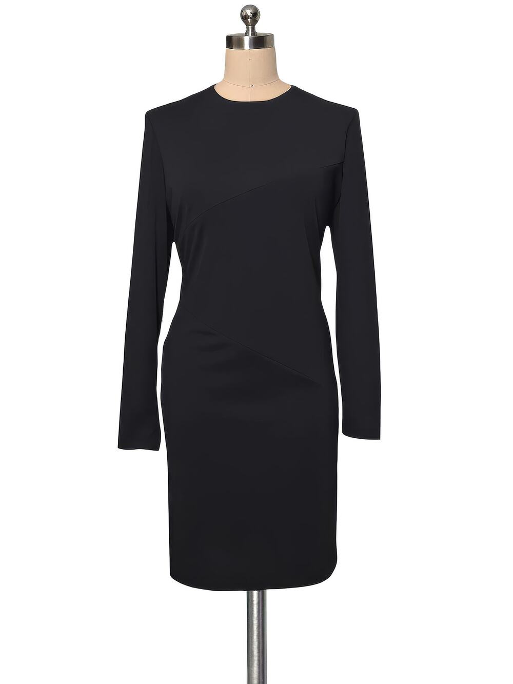 Vintage 90's Y2K Black Dress By Maren Long Sleeve Classic Style 10